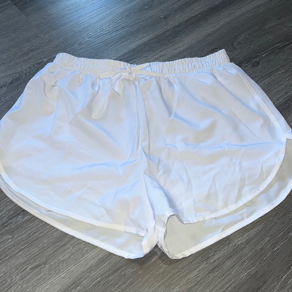 Shein white shorts